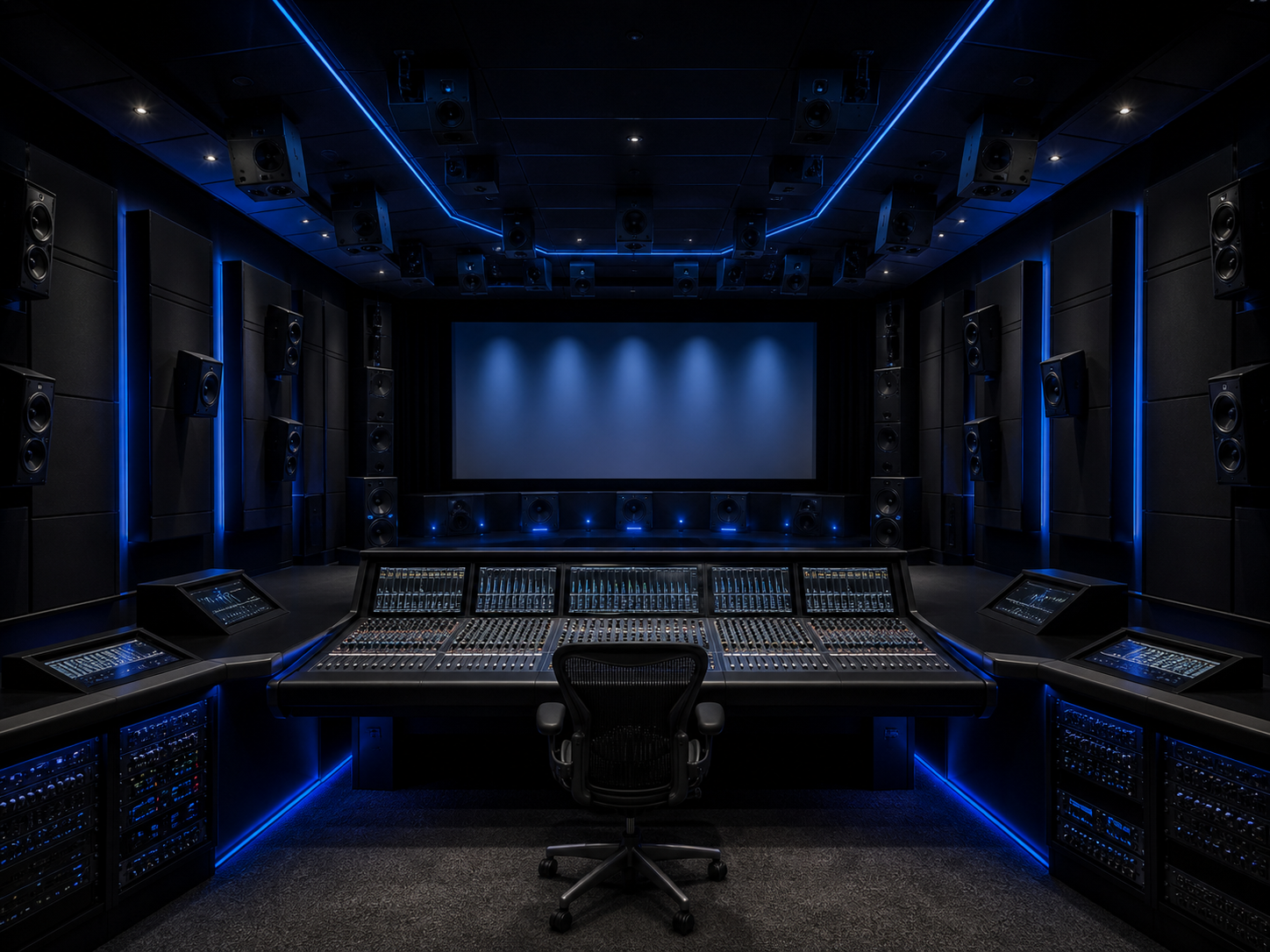 Auditorium de mixage immersif